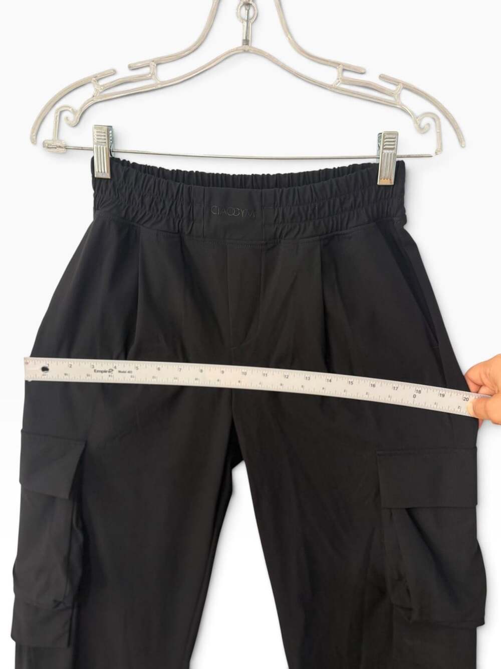Ciacgynt Daring Flared Cargo Trousers Black - Picture 8 of 12